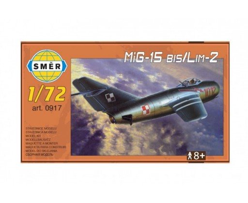 Model MiG-15 bis/Lim-2 1:72 15x14cm v krabici 25x14