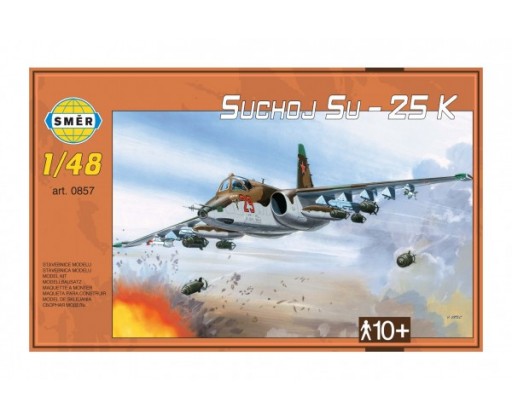 Model Suchoj SU-25 K 1:48 v krabici 35x22x5cm Směr