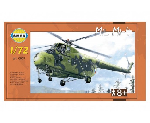 Model Vrtulník Mil Mi-4 v krabici 34x19x5