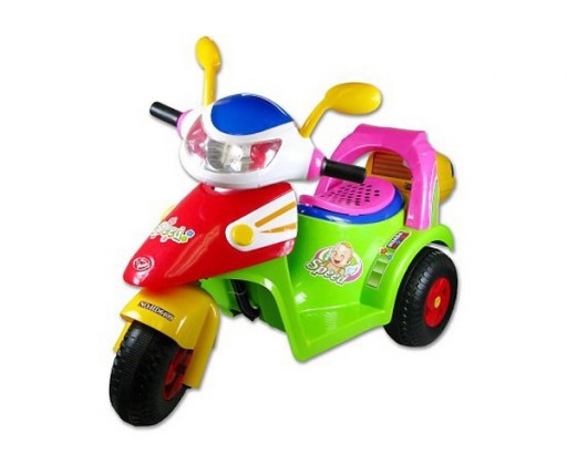 Motorka (skutr) na baterie elektrické vozítko pro děti světlo