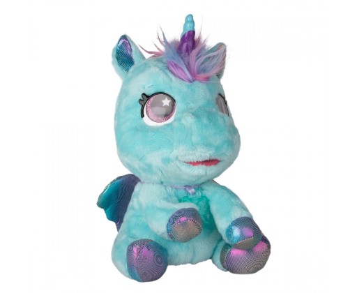 My baby unicorn Můj interaktivní jednorožec modrý TM Toys