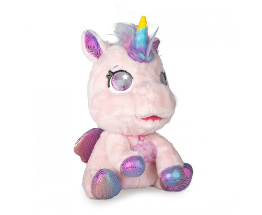 My baby unicorn Můj interaktivní jednorožec světle růžový TM Toys