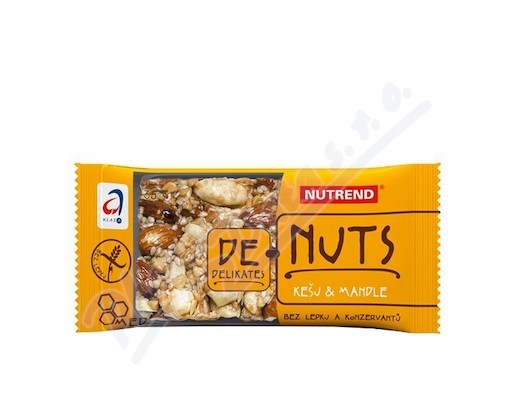 NUTREND DeNuts ořechová tyčinka kešu+mandle 35g Nutrend