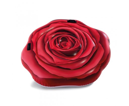 Nafukovací lehátko Rudá růže 137 x 132 cm Intex