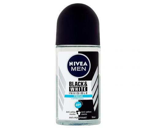 Nivea Men Black & White Invisible Fresh Kuličkový antiperspirant 50 ml Nivea