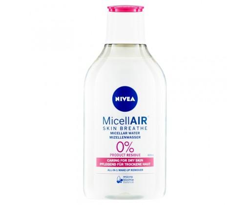 Nivea MicellAir jemná micelární voda pro suchou až citlivou pleť 400 ml Nivea