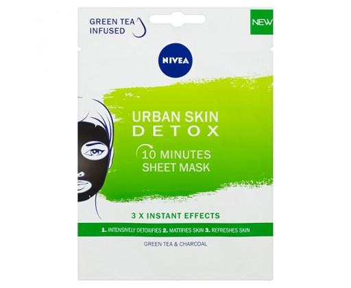 Nivea detoxikační textilní 10 minutová maska Urban Skin  1 ks Nivea