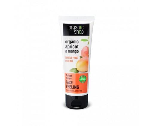 Organic Shop Jemný pleťový peeling Broskev a Mango (Gentle Face Peeling)  75 ml Organic Shop