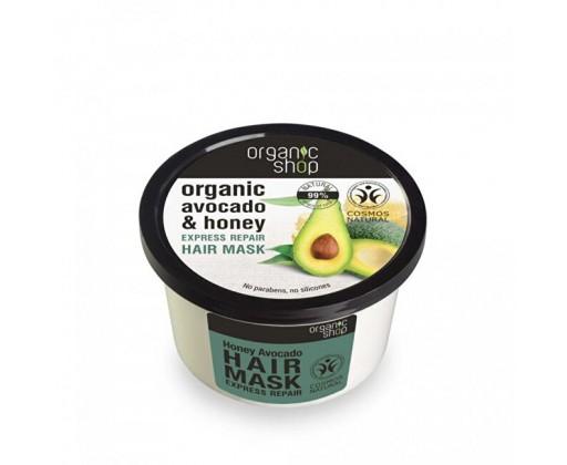 Organic Shop Obnovující vlasová maska Med a avokádo (Hair Mask Express Repair)  250 ml Organic Shop