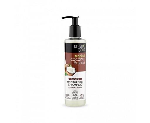 Organic Shop Tropický kokosový hydratační šampon s bambuckým máslem  280 ml Organic Shop