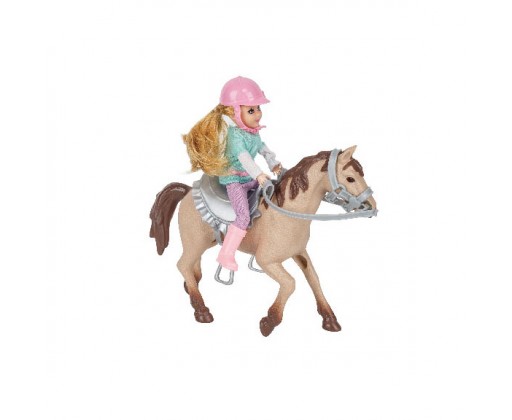 Panenka jezdkyně s koněm RAPPA