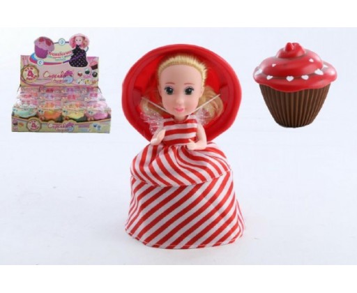Panenka/Cupcake plast 15cm vonící asst 12 druhů v krabičce 12ks v boxu 4. série TM Toys