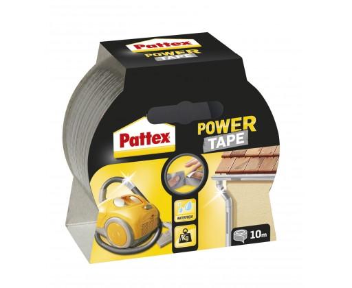 Pattex Power Tape transparentní lepicí páska stříbrná 10 m Pattex