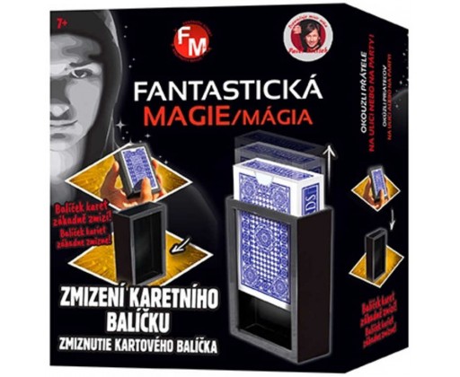 Pavel Kožíšek Zmizení karetního balíčku kouzelnická sada fantastická magie HRAČKY