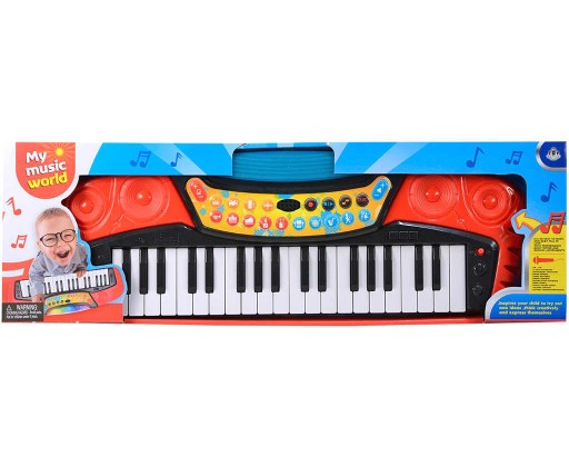 Piano dětské elektronické 37 kláves keyboard na baterie Světlo Zvuk _Ostatní 1_