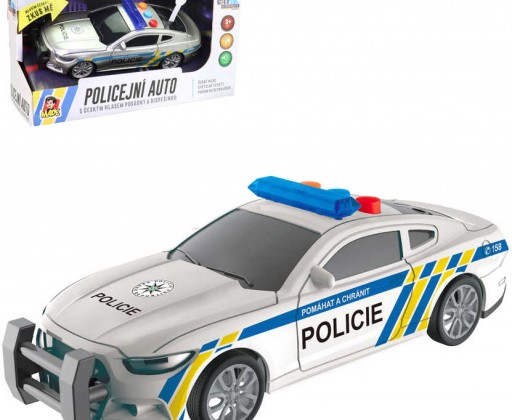 Policejní auto český design na setrvačník s hlášením na baterie Světlo Zvuk CZ _Ostatní 1_