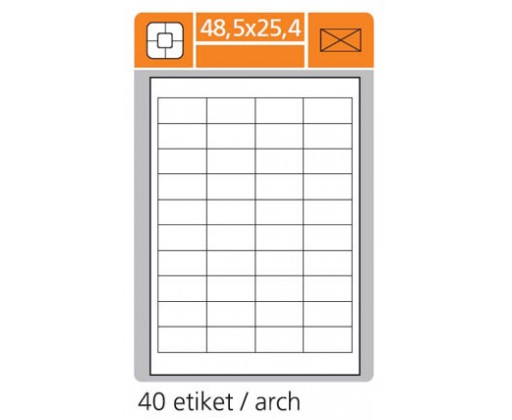 Print etikety A4 PLUS pro laserový a inkoustový tisk - 48