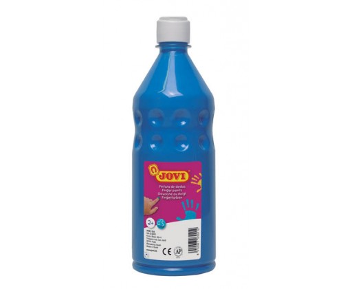 Prstové barvy JOVI v láhvi - 750 ml / modrá JOVI