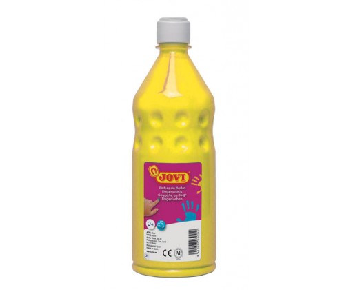 Prstové barvy JOVI v láhvi - 750 ml / žlutá JOVI