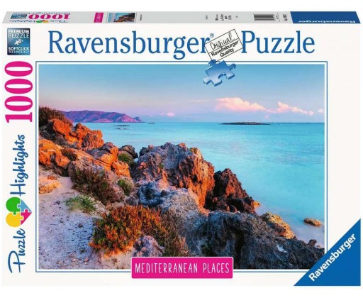 RAVENSBURGER Puzzle Řecko 1000 dílků 70x50cm foto skládačka Ravensburger