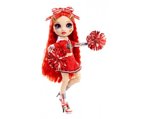 Rainbow High Fashion panenka - Roztleskávačka - Ruby Anderson (červená) MGA
