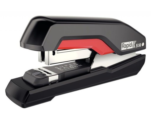 Rapid S50 SUPER Flat kancelářský sešívač černá - červená Rapid