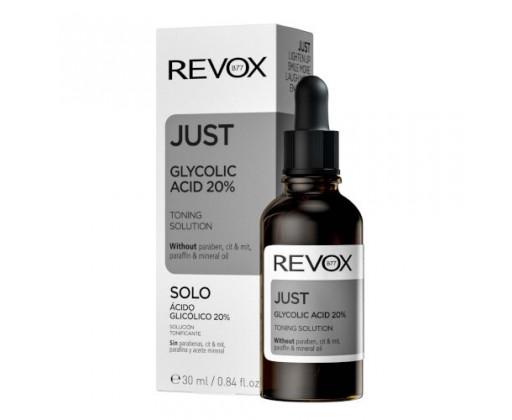 Revox Kyselina glykolová Glycolic Acid 20 % Just (Toning Solution)  30 ml Revox