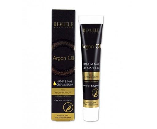 Revuele Regenerační krém na ruce a nehty s arganovým olejem Argan Oil (Hand & Nail Cream-Serum)  50 ml Revuele