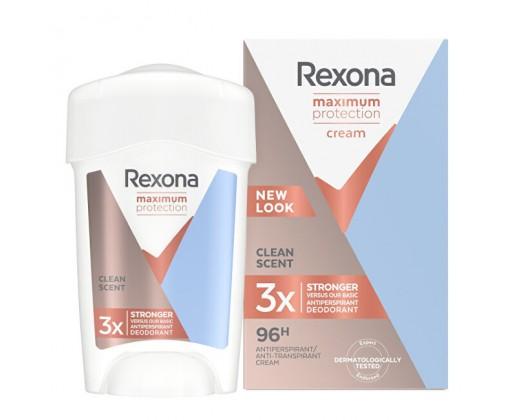 Rexona Maximum Protection Clean Scent antiperspirační krém 45 ml Rexona