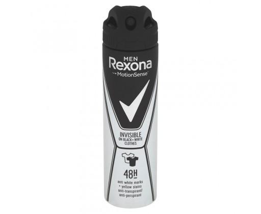 Rexona Men invisible on black+white clothes antiperspirant sprej 150 ml Rexona