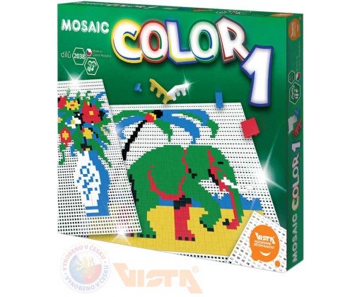 SEVA Mosaic Color 1 Stavebnice mozaiková 2016 dílků v krabici plast Seva