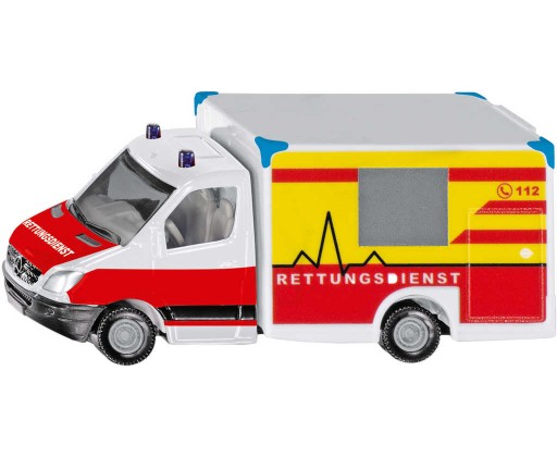 SIKU Auto ambulance Mercedes-Benz Sprinter sanitní vůz model kovový 1536 Siku