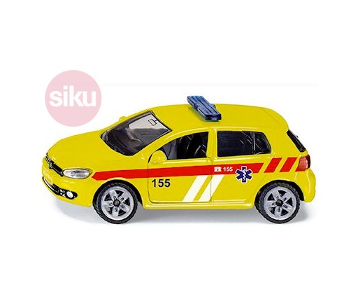 SIKU Auto osobní Volkswagen Golf VI 2.0 TDI Ambulance ČR model kov 1411 Siku
