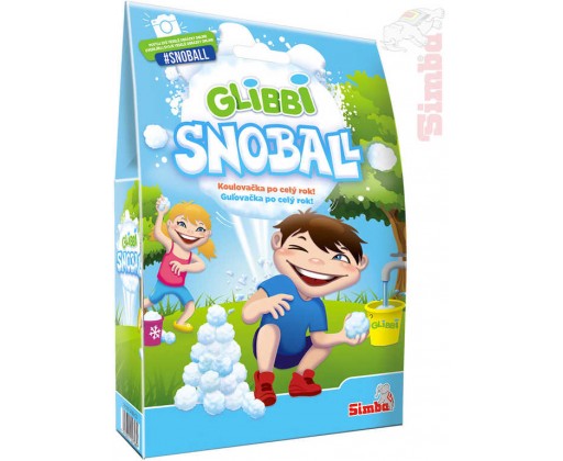 SIMBA Glibbi SnoBall sněhové koule v prášku výroba sněhu v sáčku Simba