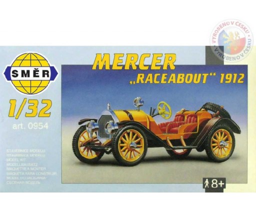 SMĚR Model auto  Mercer Raceabout 1912  1:32 (stavebnice auta) Směr