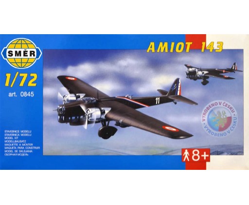 SMĚR Model letadlo Amiot 143  1:72 (stavebnice letadla) Směr