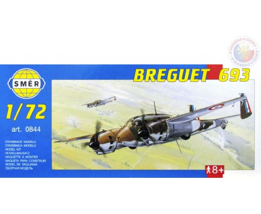 SMĚR Model letadlo Breguet 693 1:72 (stavebnice letadla) Směr