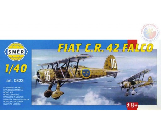 SMĚR Model letadlo Fiat CR 42  1:40 (stavebnice letadla) Směr