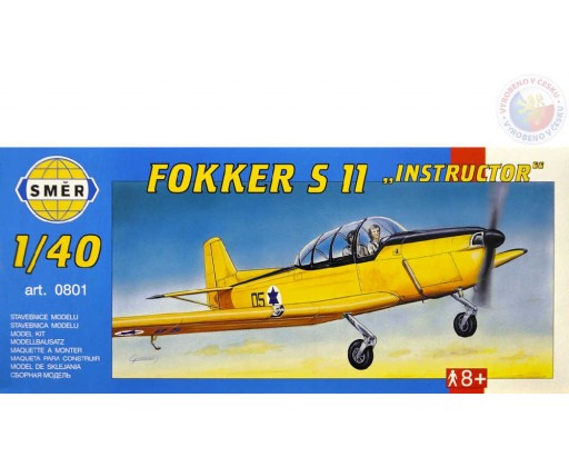 SMĚR Model letadlo Fokker S11 Inst 1:40 (stavebnice letadla) Směr