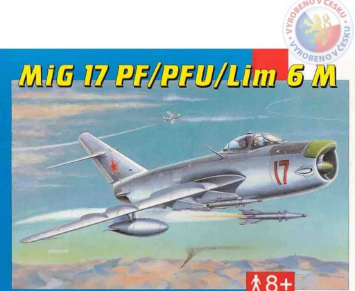 SMĚR Model letadlo MIG-17 PF/PFU 1:48 (stavebnice letadla) Směr