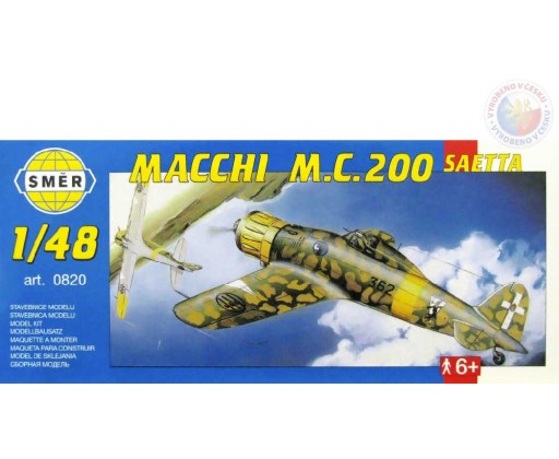 SMĚR Model letadlo Macchi M.C.200 Saetta 1:48 (stavebnice letadla) Směr