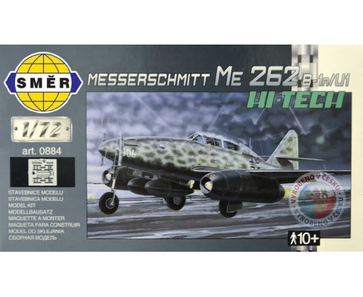 SMĚR Model letadlo Messerschmitt Me 262 B 1:72 (stavebnice letadla) Směr