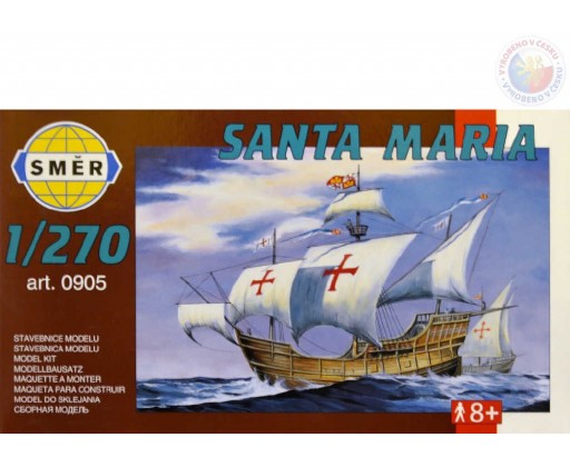 SMĚR Model loď Santa Maria 1:270 (stavebnice lodě) Směr