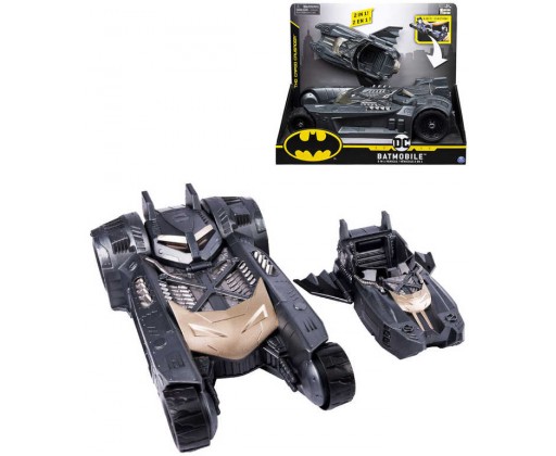 SPIN MASTER Batmobil a Batloď herní set 2v1 pro 10cm figurku plast Spin Master
