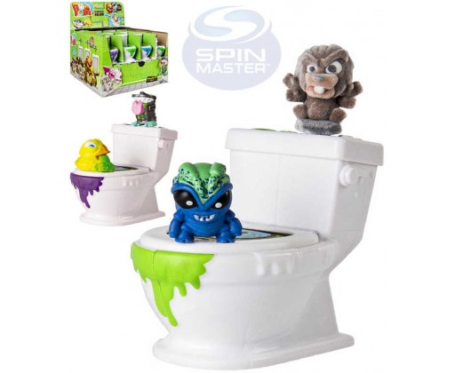SPIN MASTER Flush Force set záchod + sběratelská figurka 2ks různé druhy Spin Master
