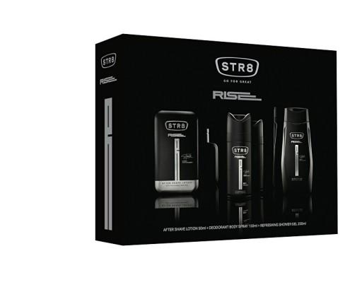 STR8 Rise - voda po holení 50 ml + deodorant ve spreji 150 ml + sprchový gel 250 ml STR8