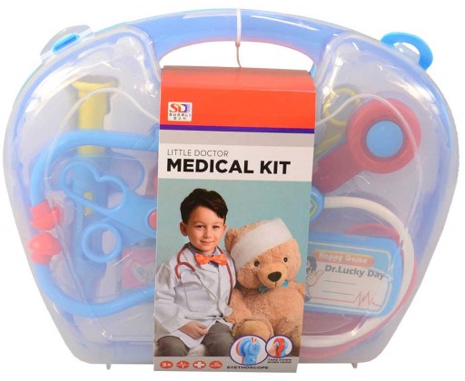 Sada doktorská v kufříku dětské lékařské potřeby na baterie plast Světlo _Ostatní 1_