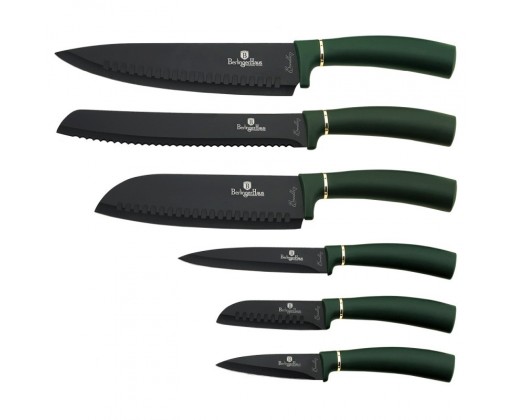 Sada nožů s nepřilnavým povrchem 6 ks Emerald Collection BERLINGERHAUS BH-2511 BERLINGERHAUS