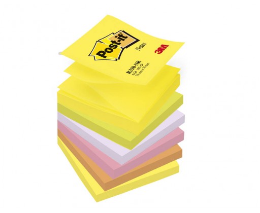 Samolepicí bločky Post-it - Z bločky - mix neonových barev / 6 x 100 lístků 3M