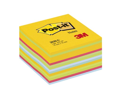 Samolepicí bločky Post-it kostky - ultra barvy / 450 lístků 3M